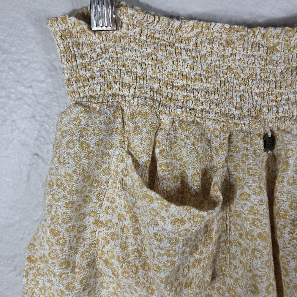 Billabong Waves All Day Mini Shorts Size S Check Stretch Elastic Waist Pockets - Picture 8 of 16